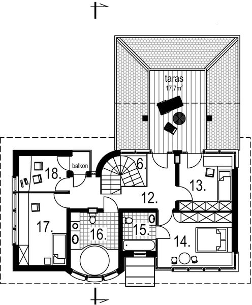 Piętro 1 projektu Pomerania