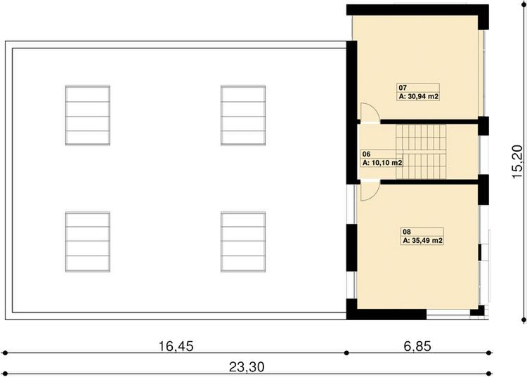 Piętro 1 projektu PS-SS-H2