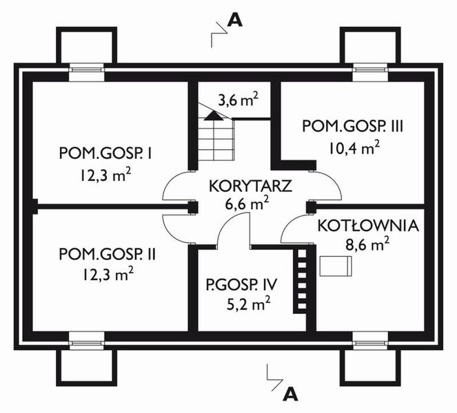 Piwnica projektu Alfa - murowana - ceramika