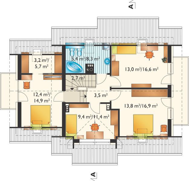 Poddasze projektu Malina (1405)