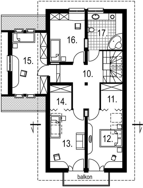 Poddasze projektu Bolero