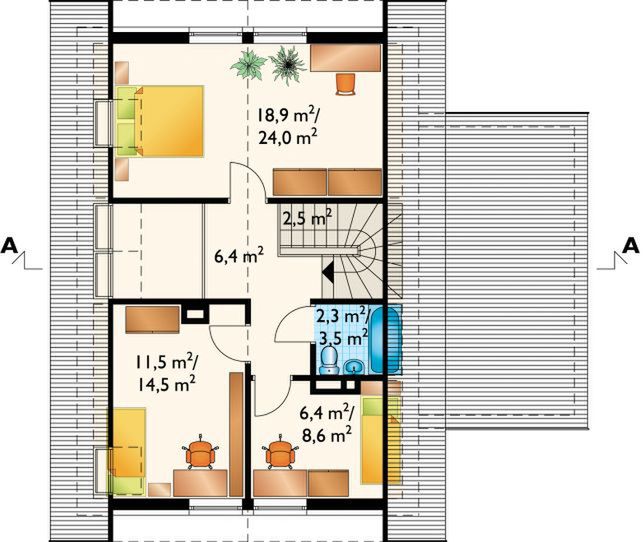 Poddasze projektu Dzionek (174)