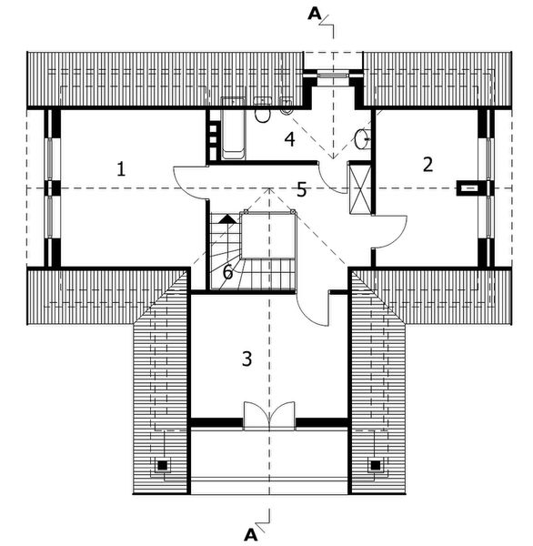 Poddasze projektu Michałek - murowana – ceramika