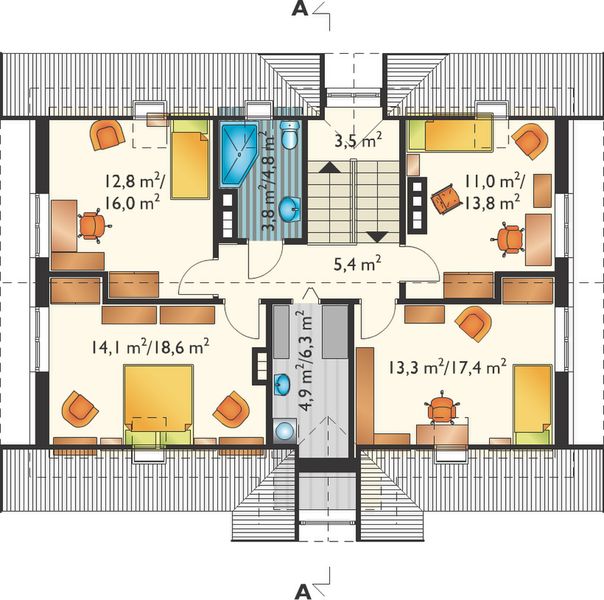 Poddasze projektu Nowy Dworek (849)
