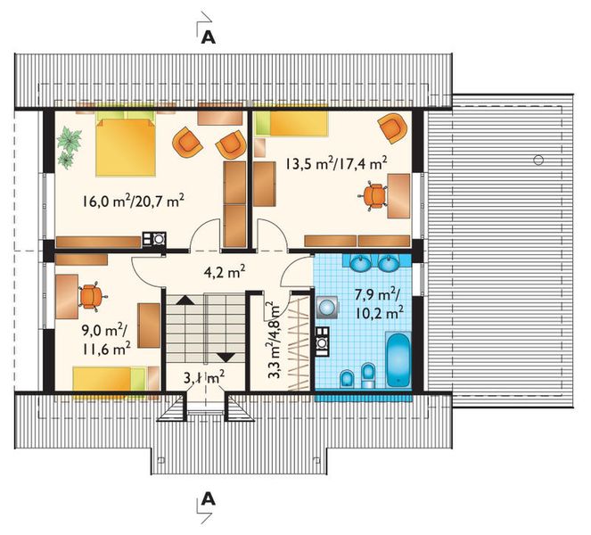 Poddasze projektu Ewa (848)