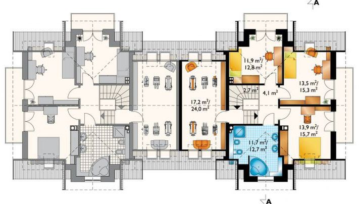 Poddasze projektu Fryda Duo (864)