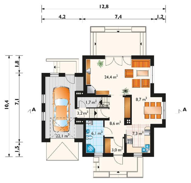 Parter projektu Nowa Koliba - murowana – beton komórkowy