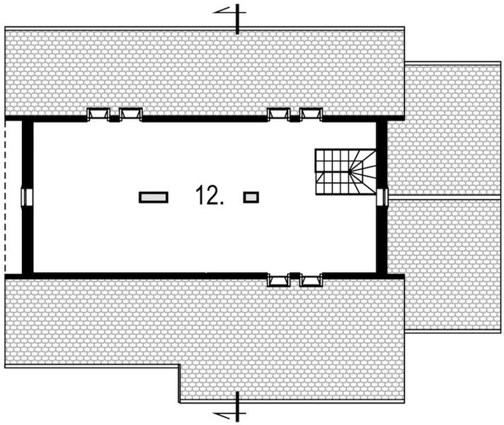 Poddasze projektu Bielany max