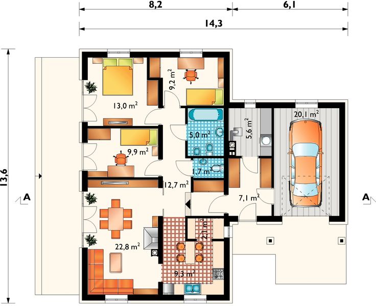 Parter projektu Żuczek Eko - murowana – beton komórkowy
