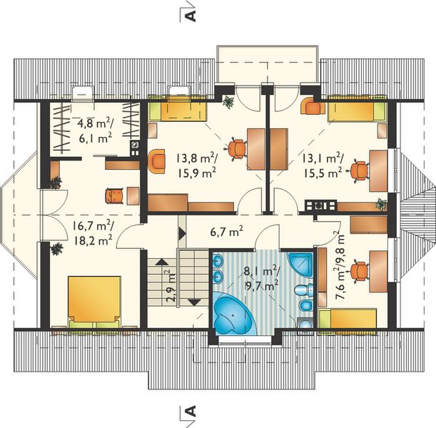 Poddasze projektu Pola Rex (1016)