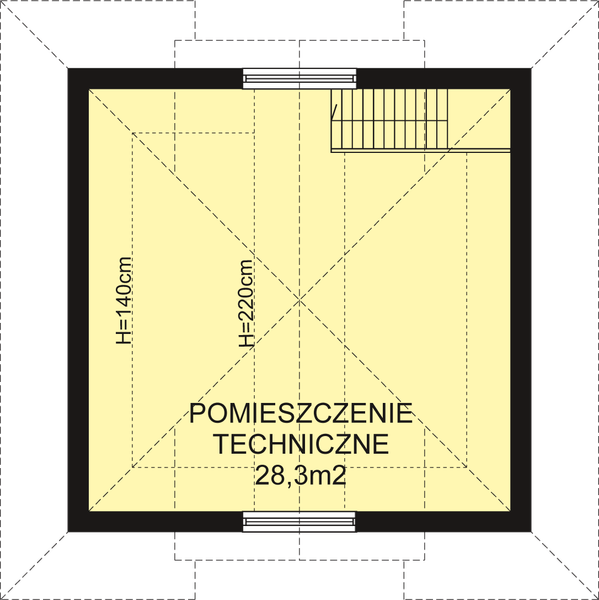 Poddasze projektu WB-3870