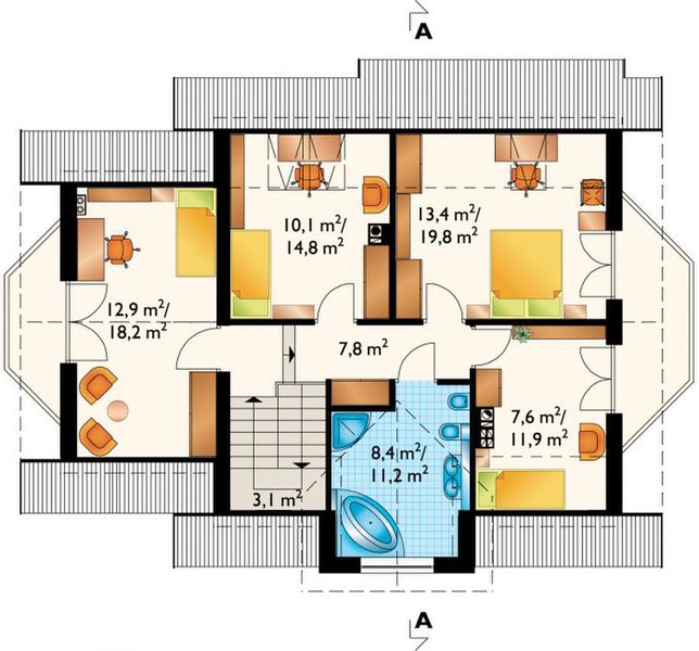 Poddasze projektu Chaber Lux (985)