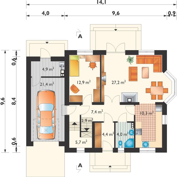 Parter projektu Celesta-2 Duo - murowana – ceramika