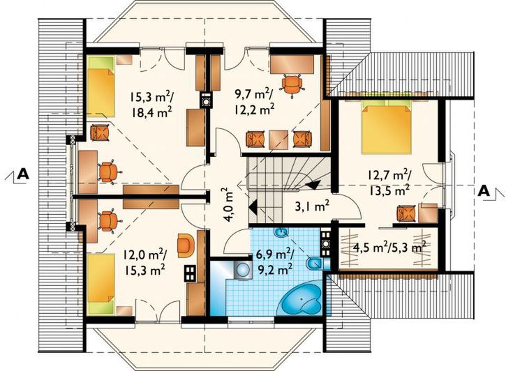 Poddasze projektu Kaja Lux (936)