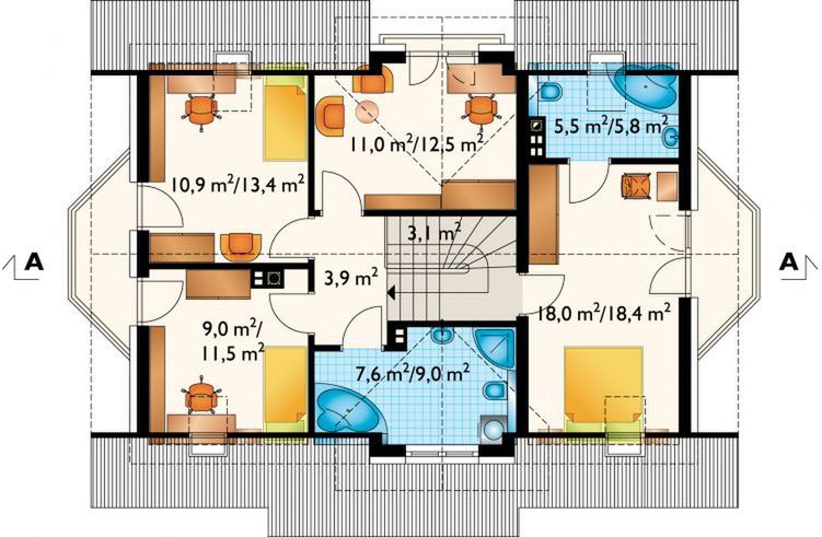 Poddasze projektu Zojka (1085)