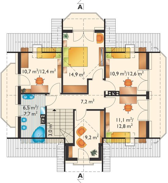 Poddasze projektu Klara Lux (1127)