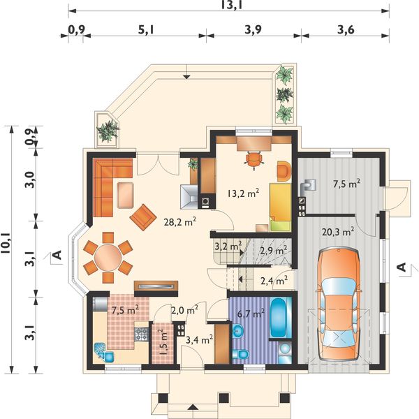 Parter projektu Zoja Bona - murowana – beton komórkowy