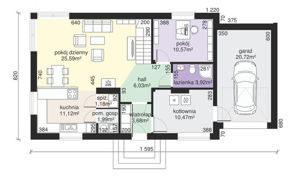 Parter projektu Dom przy Alabastrowej 9
