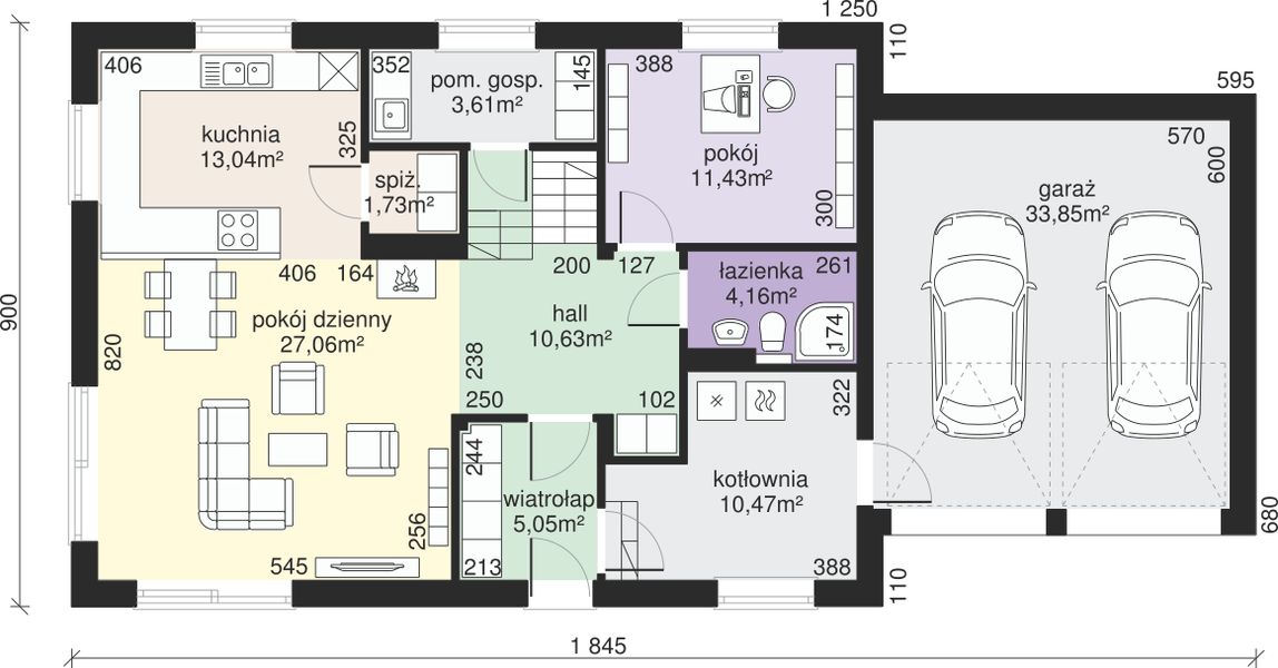 Parter projektu Dom przy Alabastrowej 12