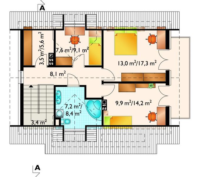 Poddasze projektu Prymulka (1194)