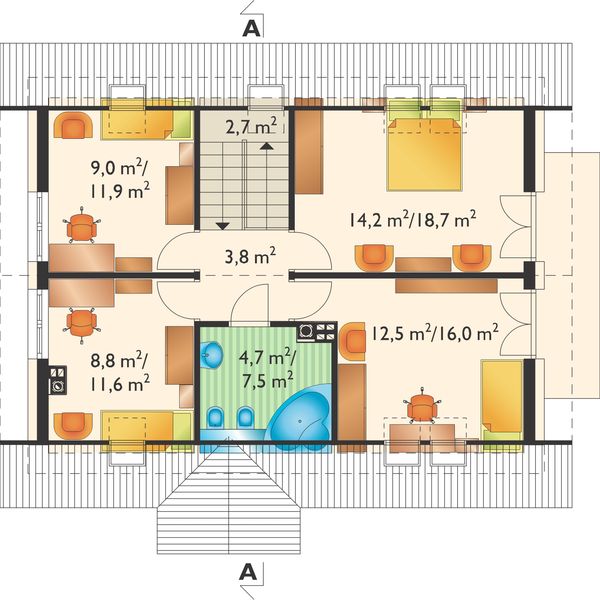 Poddasze projektu Sambor Rex (1216)