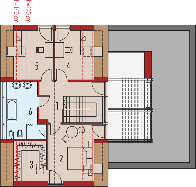 Poddasze projektu Neo G1 energo