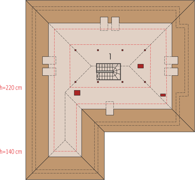 Poddasze projektu Marcel G2 multi-comfort