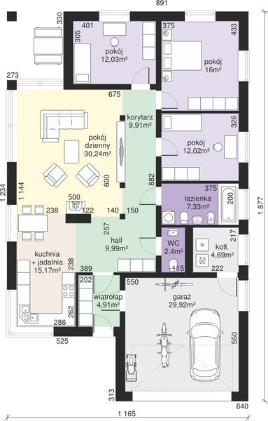 Parter projektu Dom przy Pastelowej 3