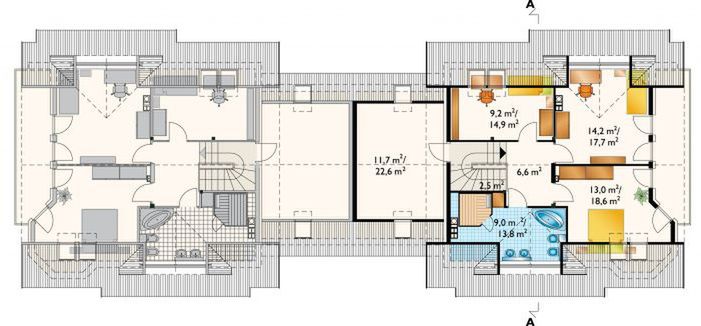 Poddasze projektu Maja Duo (894)