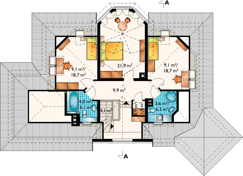 Poddasze projektu Rawa - murowana – keramzyt