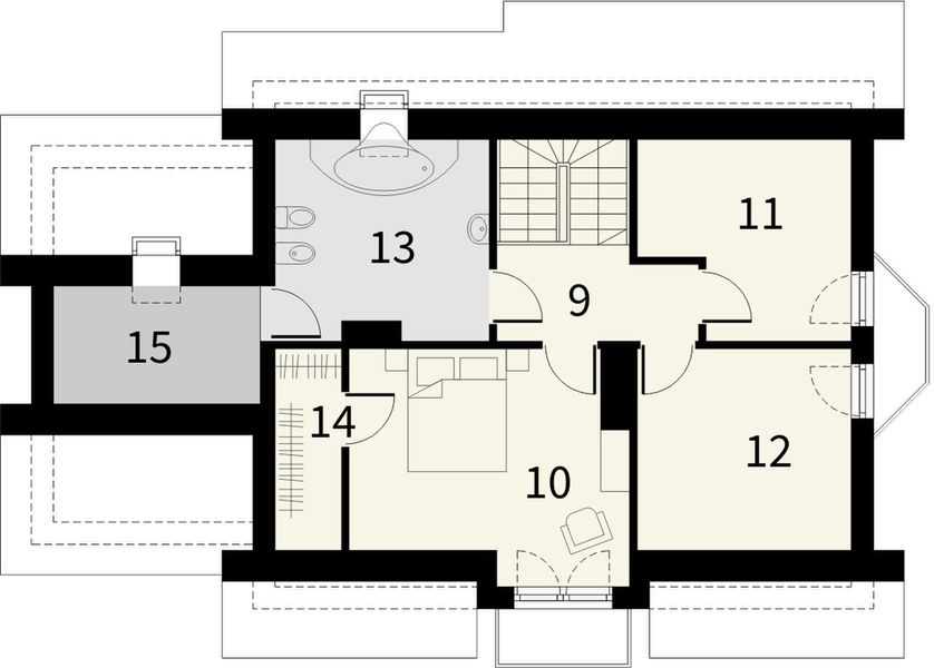 Poddasze projektu Aroma