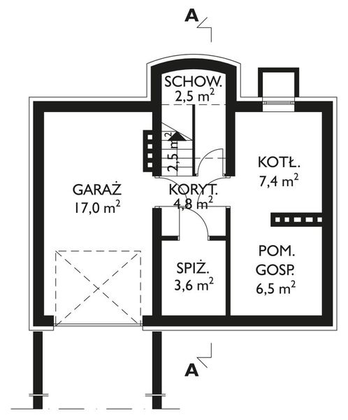 Piwnica projektu Stokrotka - murowana – ceramika