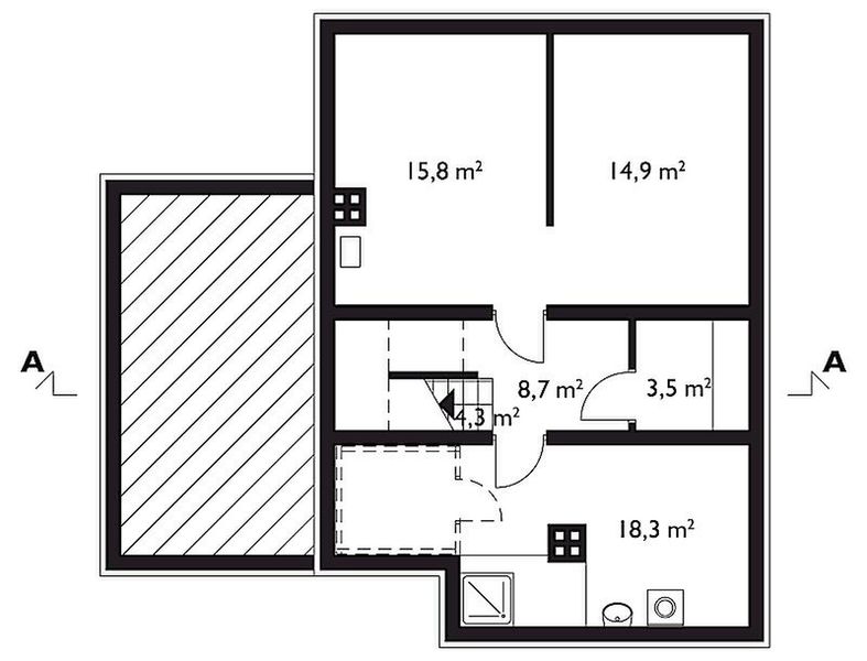 Piwnica projektu Damazy - murowana – ceramika
