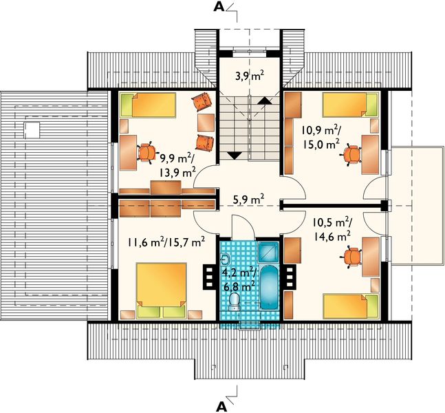 Poddasze projektu Kowalik (375)