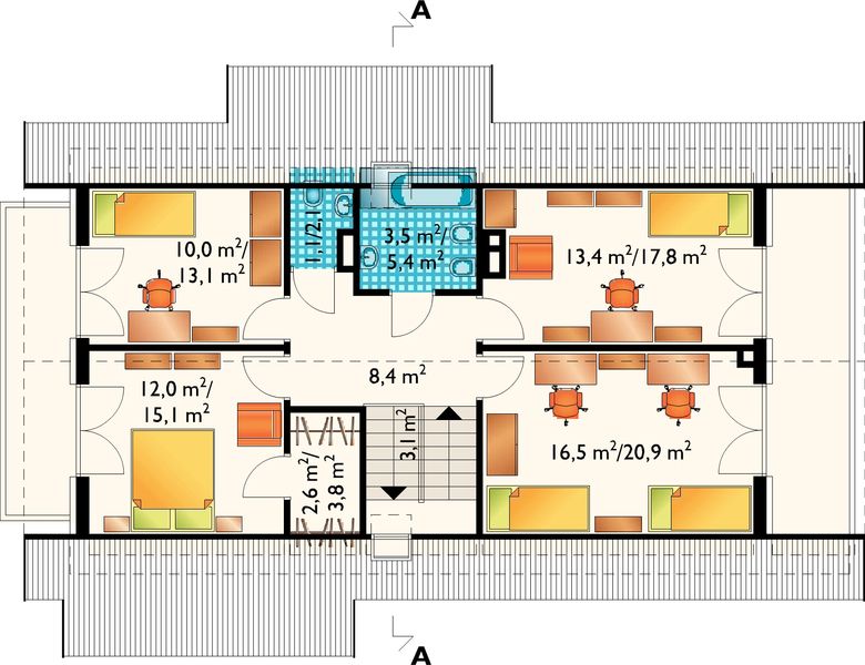 Poddasze projektu Malachit-2 (443)