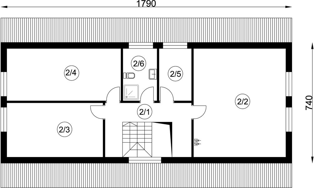Poddasze projektu A-25