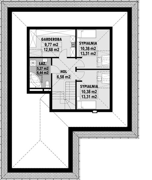 Poddasze projektu E-140