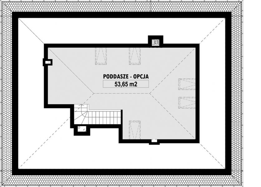 Poddasze projektu E-111