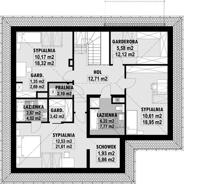 Poddasze projektu E-105