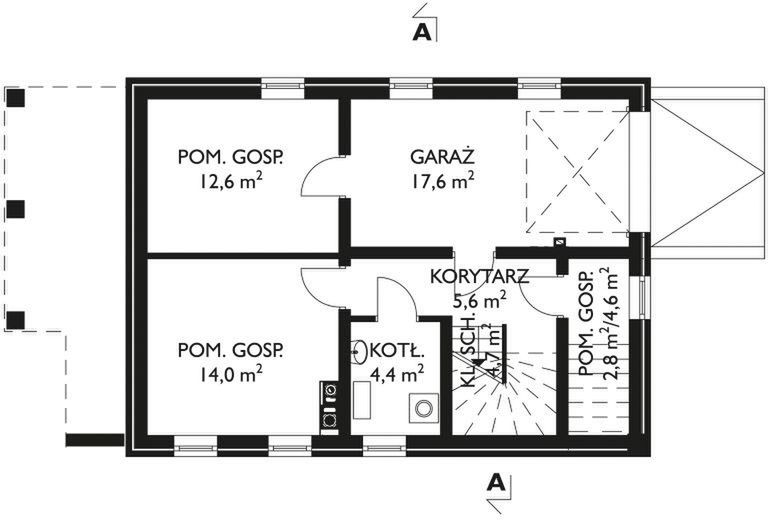 Piwnica projektu Koral (1200)