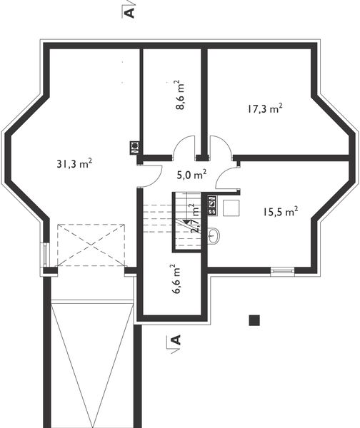 Piwnica projektu Fiona Ultra Stok - murowana – beton komórkowy