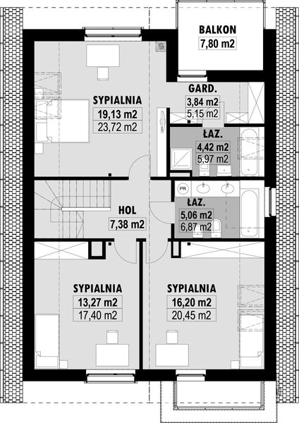 Poddasze projektu E-107