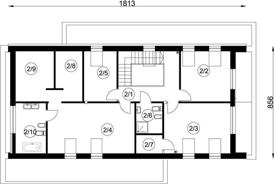Piętro 1 projektu A-33