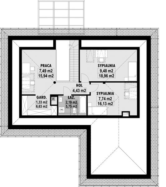Poddasze projektu E-129