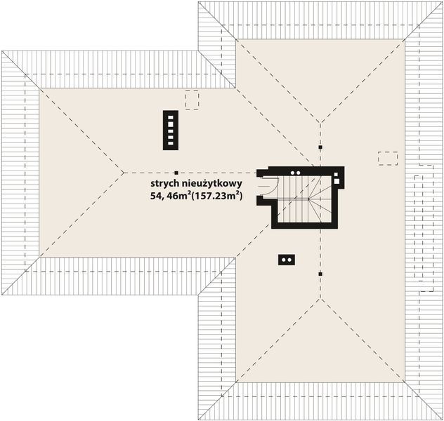 Poddasze projektu Driada 5