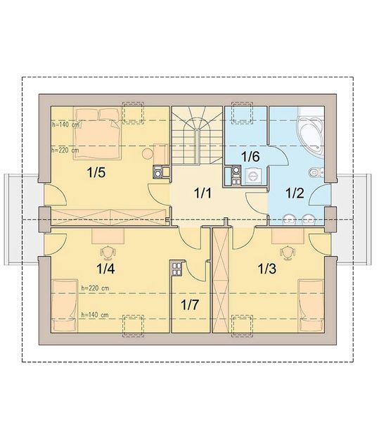 Poddasze projektu Kiwi 3