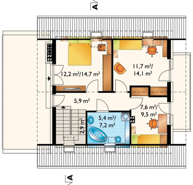 Poddasze projektu Zeta Karbo (1373)
