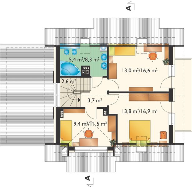 Poddasze projektu Malina Bobo (1387)