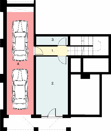 Piwnica projektu D195 - Halny
