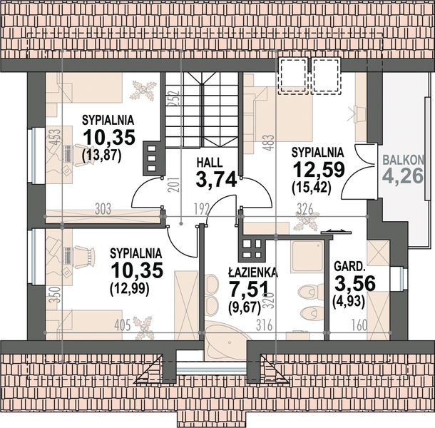 Poddasze projektu Lolek N